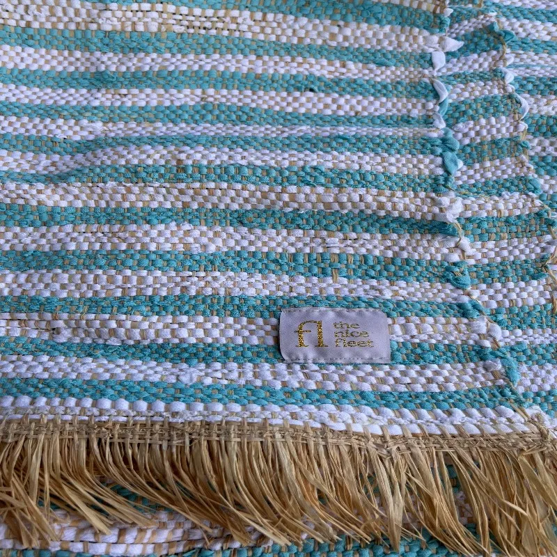 NATTE NOSY RAYÉE BLEU TURQUOISE.webp
