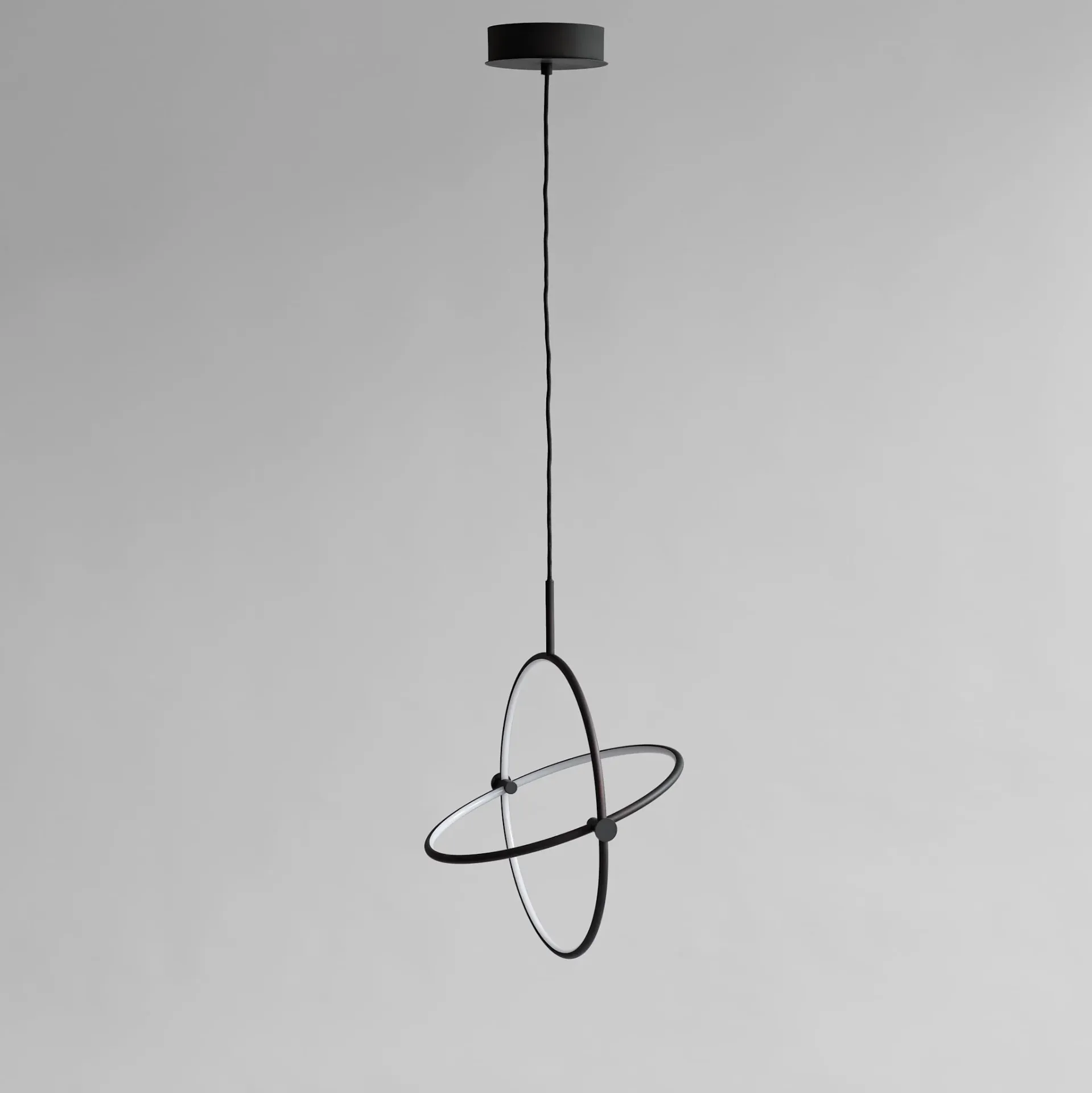 Maru Pendant, Ø40 - Burned Black - LED