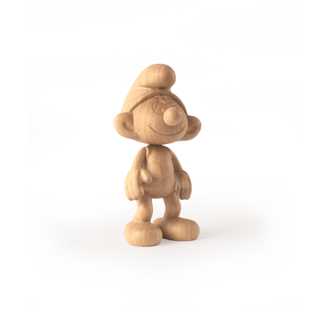 [0900002] Schtroumpfs - Smurfs x Wood Smurf Oak Small