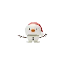 Hoptimist Santa Snowman S White
