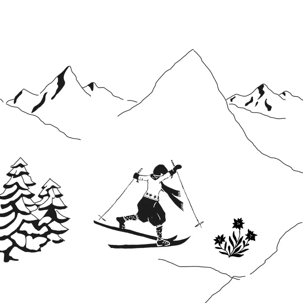 Serviettes De Table Atelier Neige Napkin 33x33Cm
