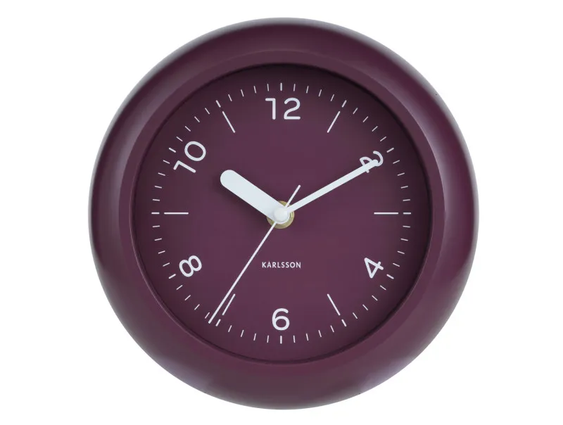 [5000001] Horloge Murale - Wall Clock Slope - Dark Mauve