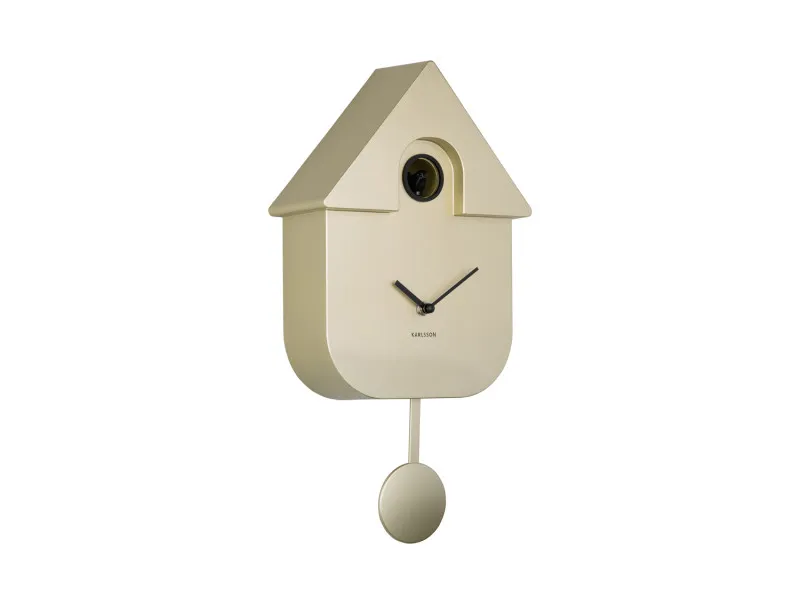 Horloge Murale Coucou - Wall Clock Modern Cuckoo - Metallic Gold