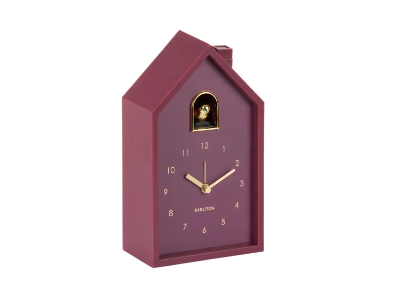 Réveil - Alarm Clock Modern Cuckoo Oro - Dark Mauve