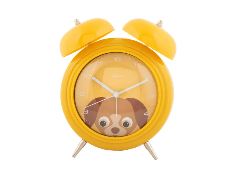 [5000015] Réveil - Alarm Clock Peekaboo Dog Yellow