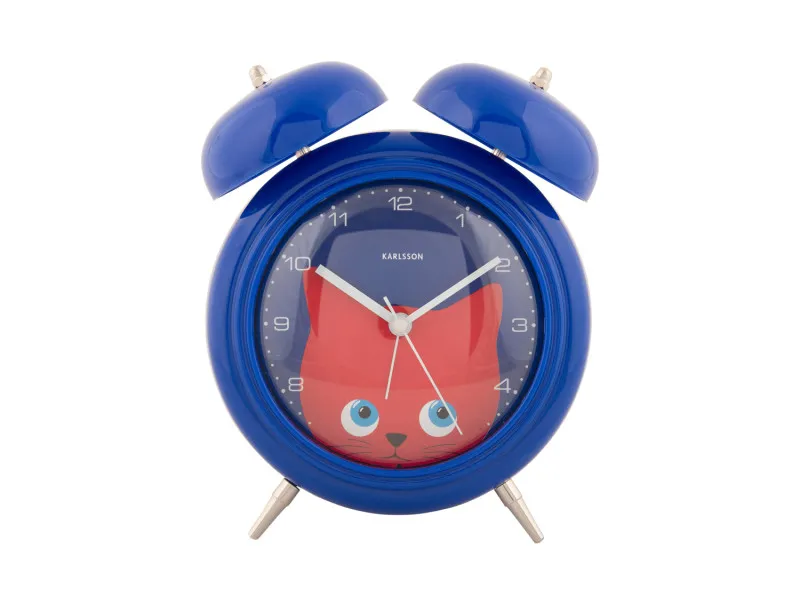 [5000016] Réveil - Alarm Clock Peekaboo Cat Dark Blue