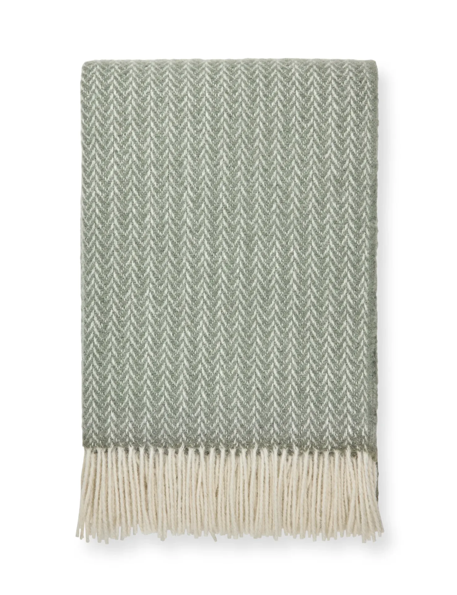 Plaid Hope Throw Bottle Green 130X200Cm 100% Sheep Wool