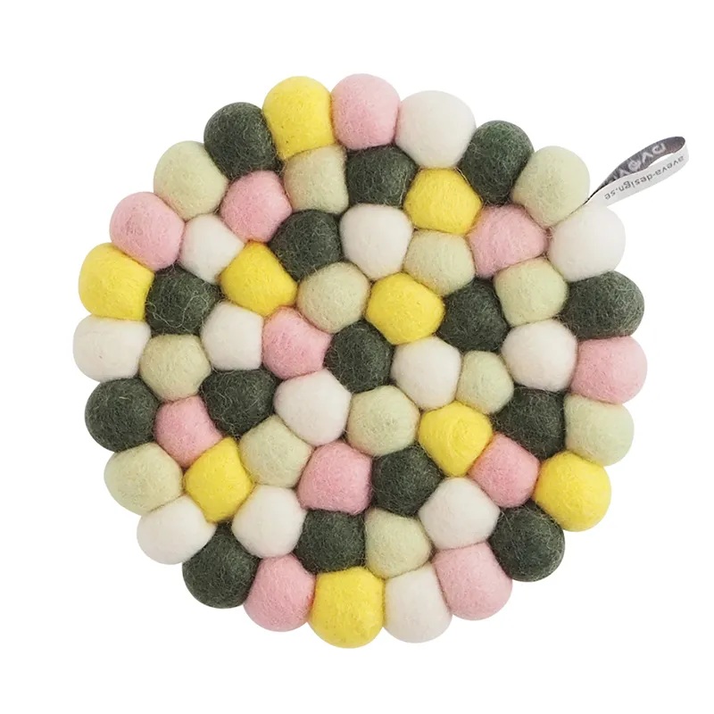 [2900004] Sous-Plat Trivet, Round, Botanique