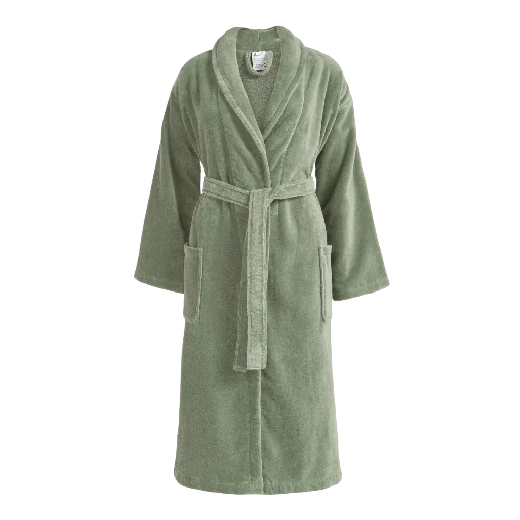 [2800006] Sortie De Bain Prestige Uni Smoke Green - XLarge