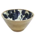 Saladier - Bowl Mango Black Bloom 30*15Cm