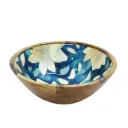 Saladier - Salad Bowl Mango White On Blue 24*8Cm