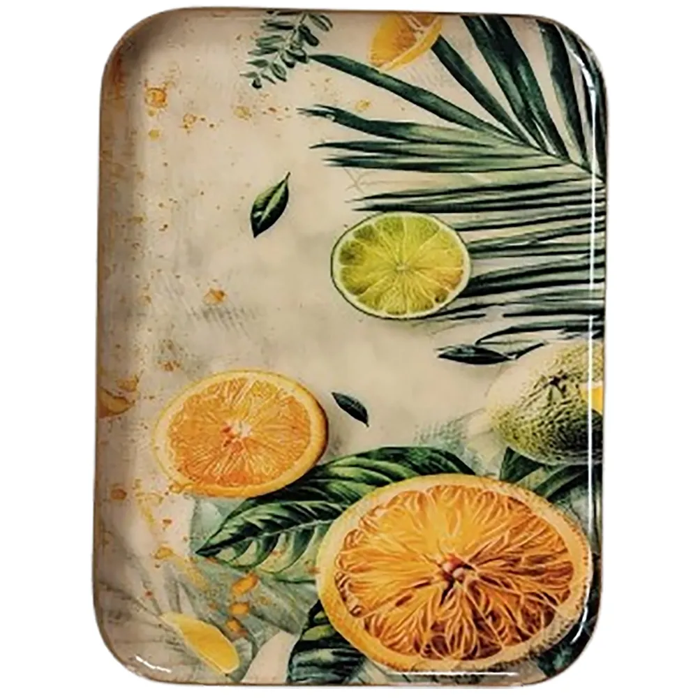 Plateau - Tray Metal Citrus 30*40 Cm