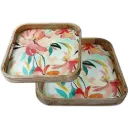 Plateau - Tray Mango Flowermix 41Cm