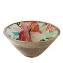 Saladier - Bowl Mango Flowermix 30*15Cm