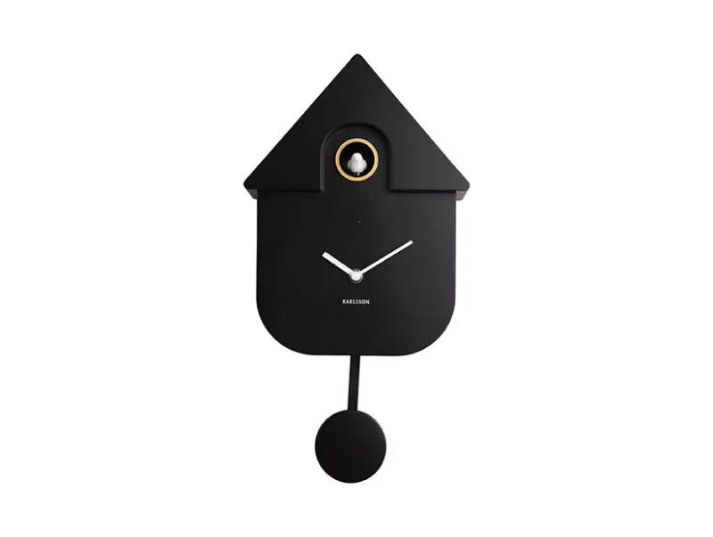 Horloge Murale Coucou - Wall Clock Modern Cuckoo Black