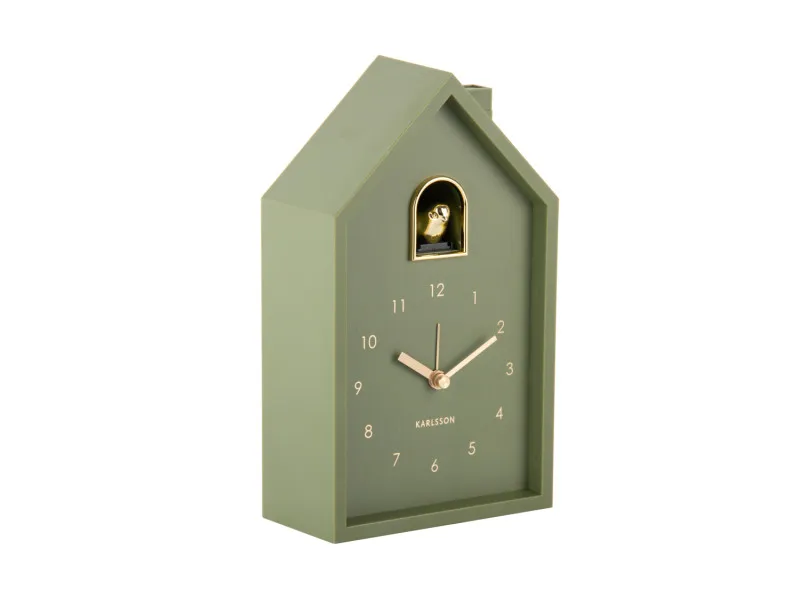 Réveil Coucou - Alarm Clock Modern Cuckoo Oro Luxury Green