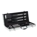 Valisette 5 Pièces Barbecue Silver
