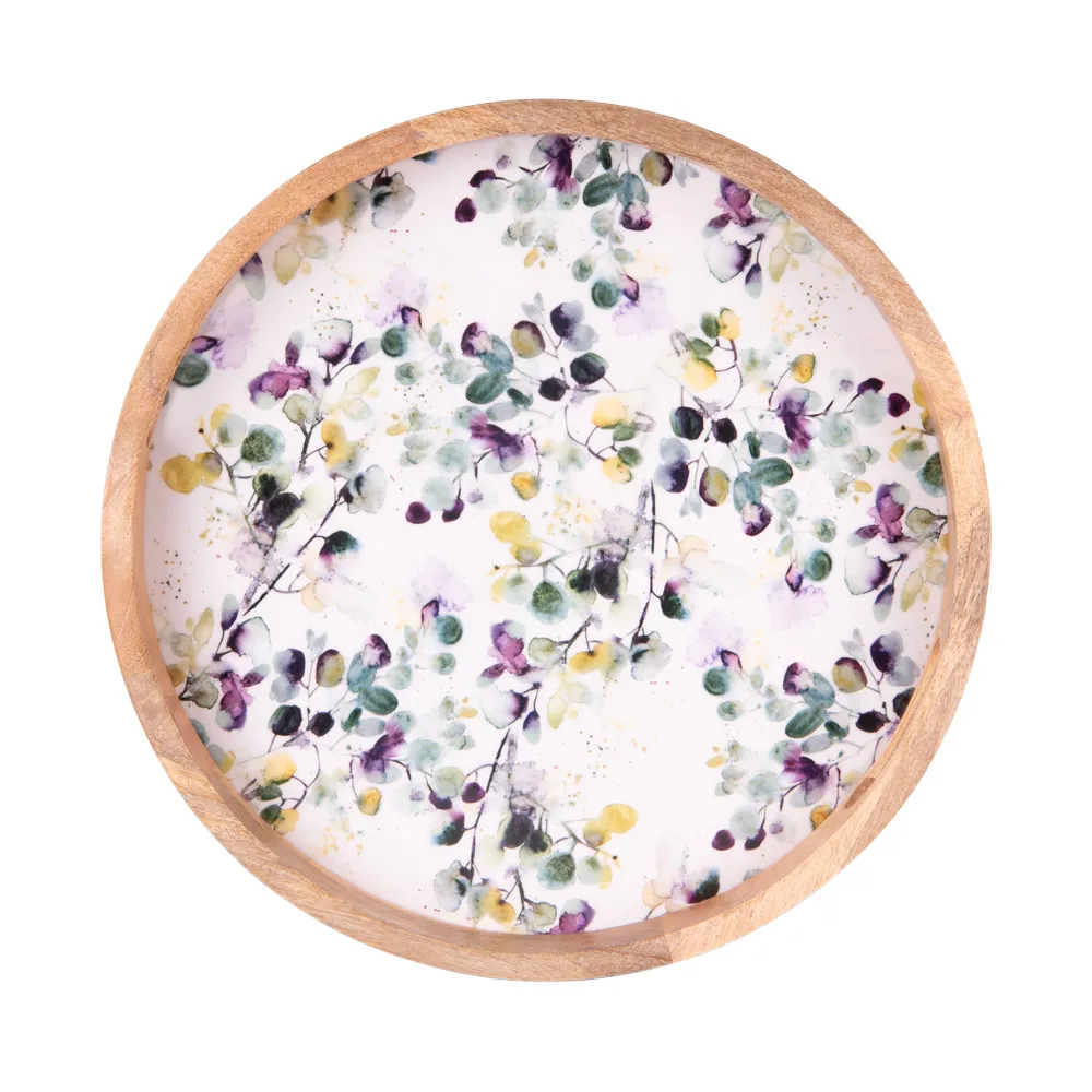 [4600155] Plateau Rond Garden 35 Cm S2
