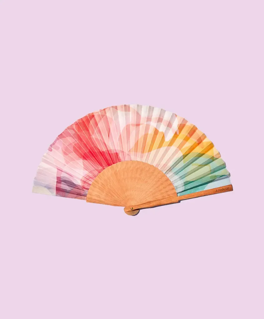 [3900001] Eventail Standard Size - Fan Colour Harmony - 23x42 Cm