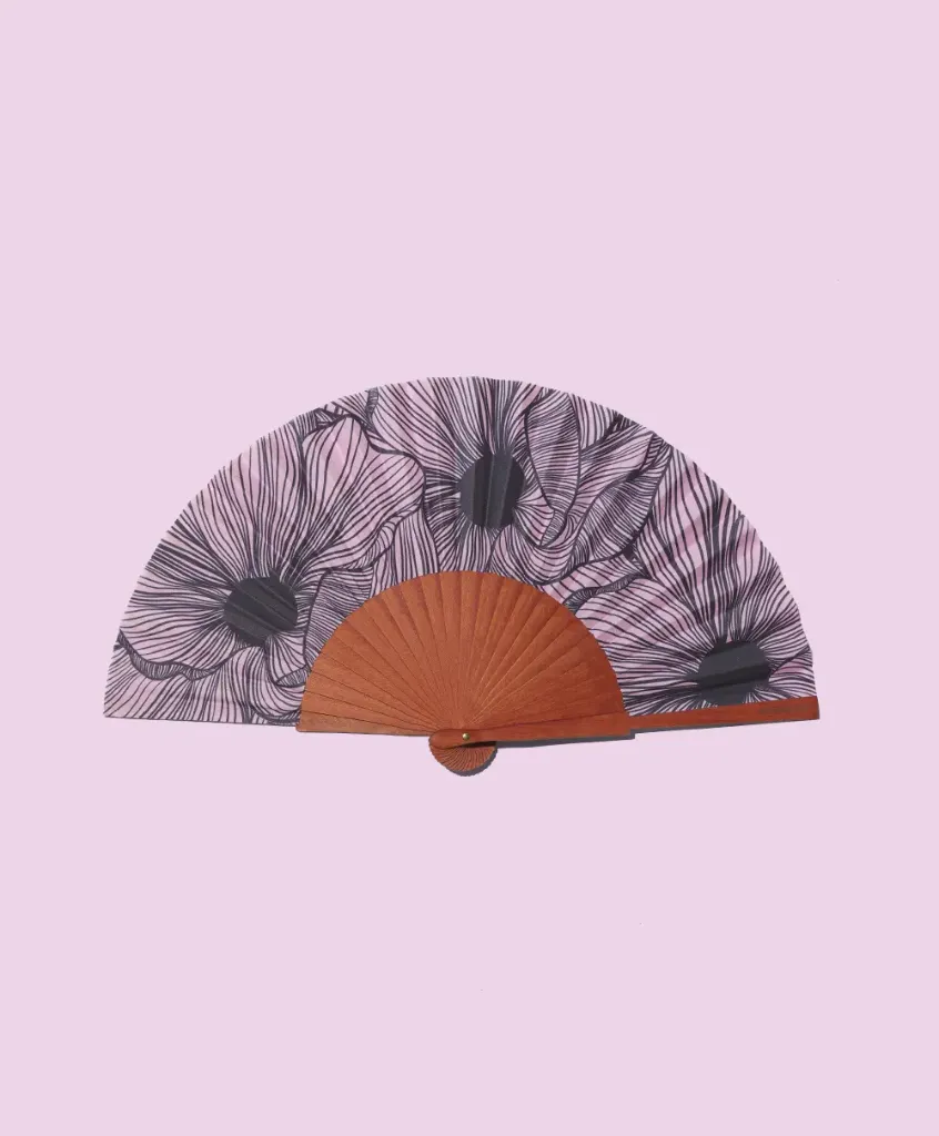 Eventail Standard Size - Fan Chic Bloom - 23x42 Cm