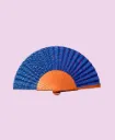 Eventail Standard Size - Fan Dancing Waves - 23x42 Cm