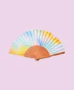 Eventail Standard Size - Fan Aurora Skies - 23x42 Cm