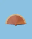 Eventail Spécial Standard Size - Fan Wood Beige - 21x40 Cm