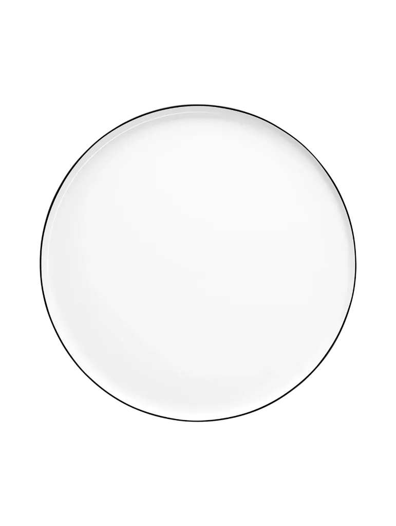 [0500002] Assiette Dessert - D.21Cm Oco Ligne Noire