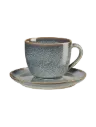 Tasse A Cappuccino Avec Soucoupe, Denim Saisons     
