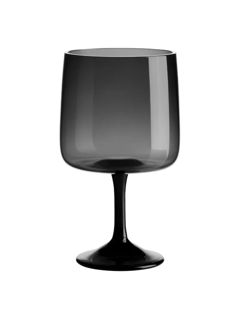 [0500063] Verre À Pied, Gris Sarabi H14cm